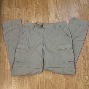 REI convertible Sahara women’s hiking pants, Sz 8, khaki